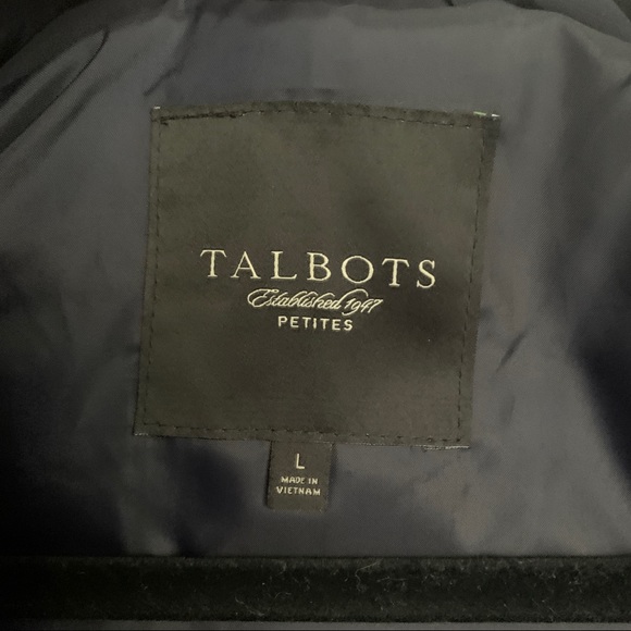 Talbots Navy Puffer Vest - Picture 15 of 16
